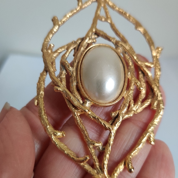 Vintage MCM modernist statement brooch - Picture 6 of 8